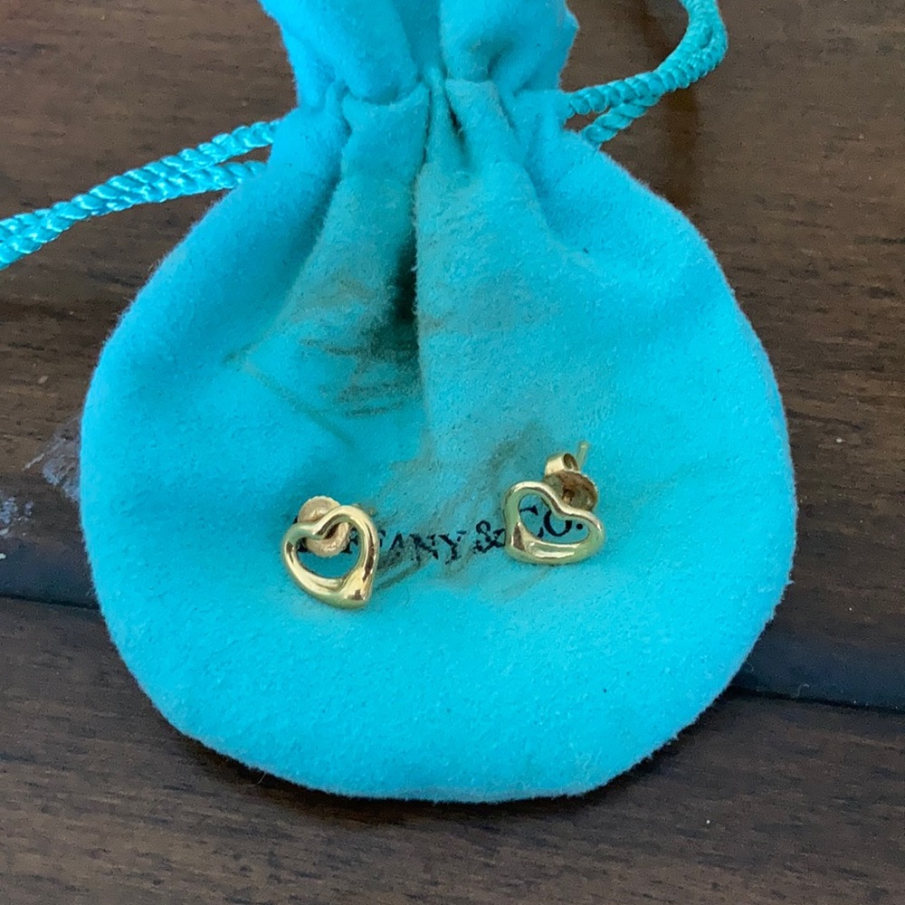 100% Authentic Tiffany Gold Earrings